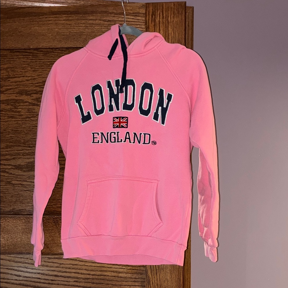 Pink London England Hoodie